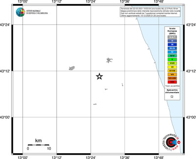 Mappa EMS - territori località