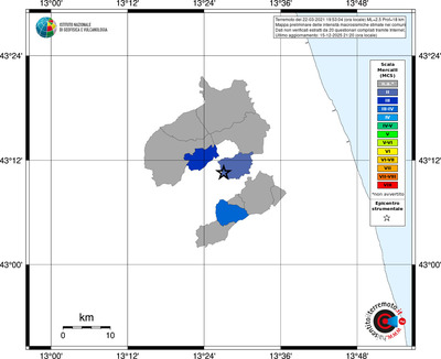 Mappa MCS - territori comuni