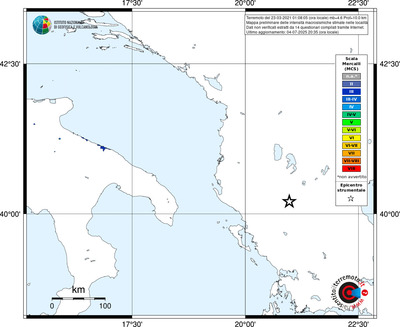 Mappa MCS - territori delle località