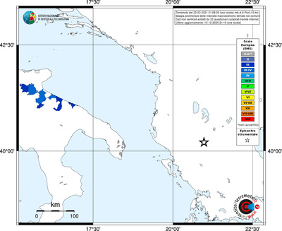 Mappa EMS - territori comuni