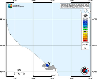 Mappa EMS - territori comuni