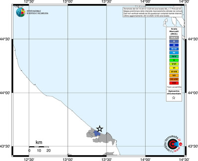 Mappa MCS - territori comuni