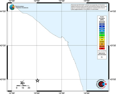 Mappa EMS - territori località