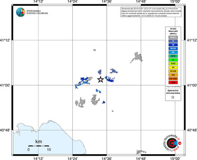 Mappa MCS - territori località
