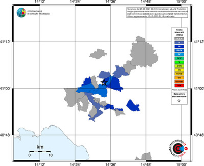 Mappa MCS - territori comuni