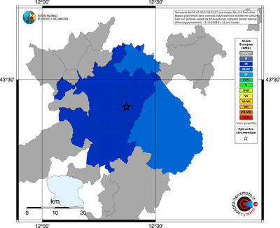 Mappa EMS - territori comuni