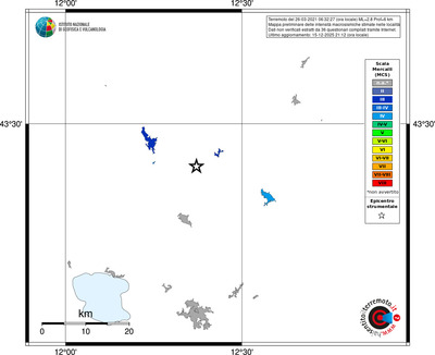 Mappa MCS - territori località