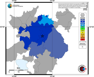Mappa MCS - territori comuni