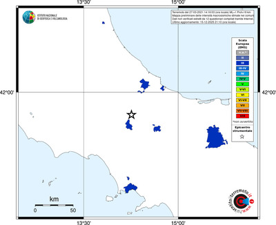 Mappa EMS - territori comuni