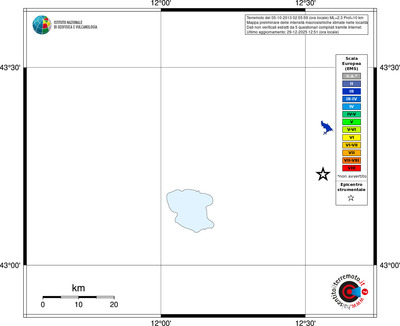 Mappa EMS - territori località