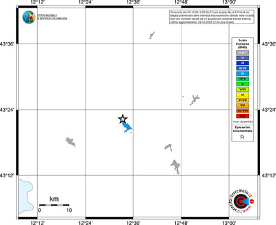 Mappa EMS - territori località