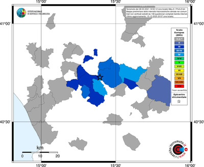 Mappa EMS - territori comuni