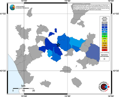 Mappa MCS - territori comuni