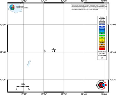 Mappa EMS - territori località