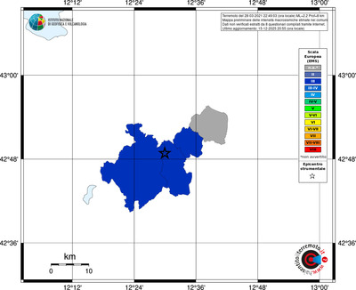 Mappa EMS - territori comuni