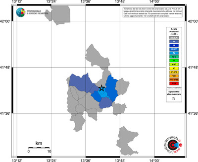Mappa MCS - territori comuni