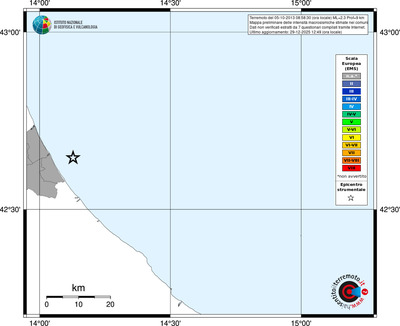 Mappa EMS - territori comuni