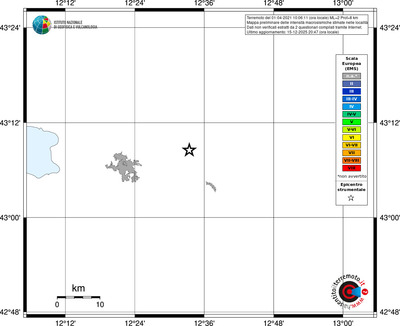 Mappa EMS - territori località