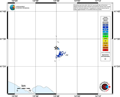 Mappa MCS - territori località