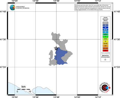 Mappa MCS - territori comuni
