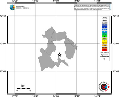 Mappa MCS - territori comuni