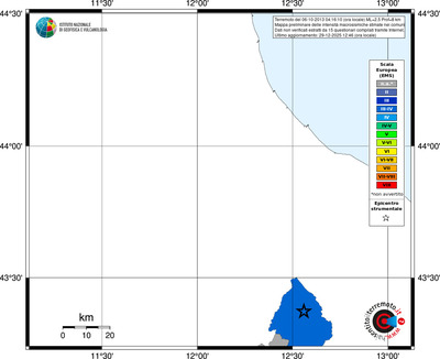 Mappa EMS - territori comuni
