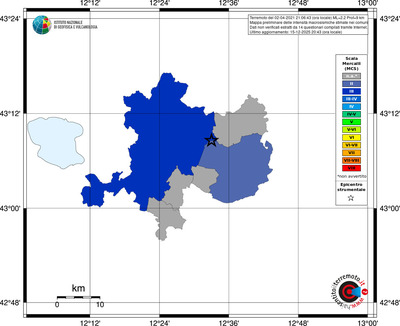 Mappa MCS - territori comuni