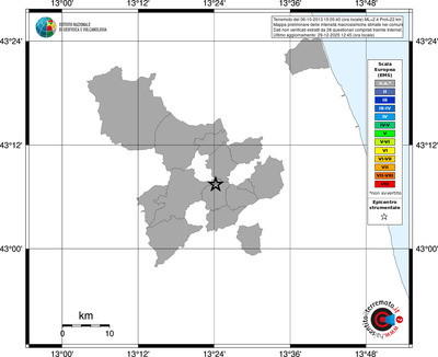 Mappa EMS - territori comuni