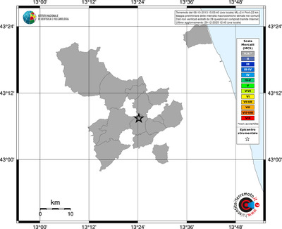 Mappa MCS - territori comuni