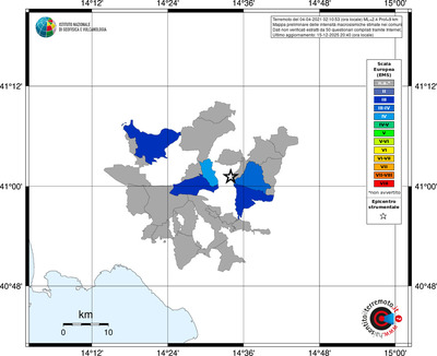 Mappa EMS - territori comuni