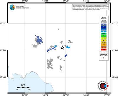 Mappa MCS - territori località