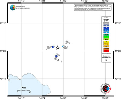 Mappa MCS - territori località