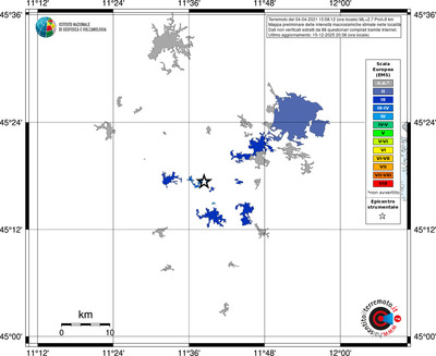 Mappa EMS - territori località