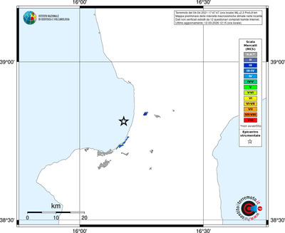 Mappa MCS - territori località
