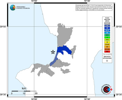 Mappa MCS - territori comuni