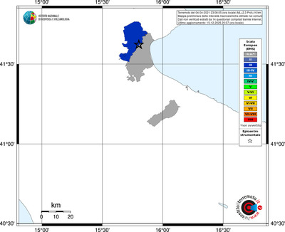 Mappa EMS - territori comuni