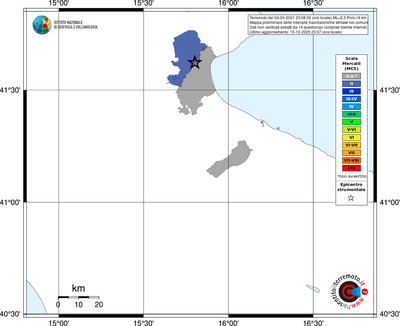 Mappa MCS - territori comuni