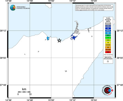 Mappa EMS - territori località