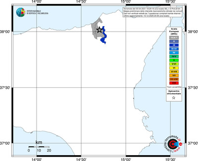 Mappa EMS - territori comuni