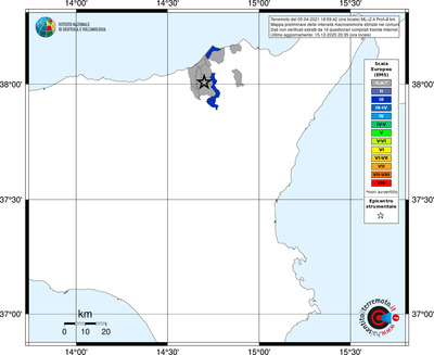 Mappa EMS - territori comuni