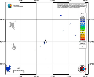 Mappa EMS - territori località