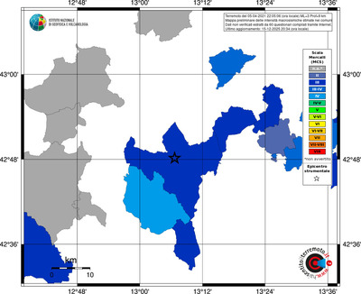 Mappa MCS - territori comuni