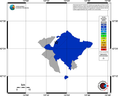 Mappa EMS - territori comuni