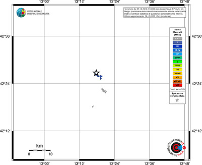 Mappa MCS - territori località