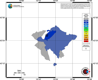 Mappa MCS - territori comuni