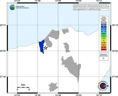 Mappa EMS - territori comuni