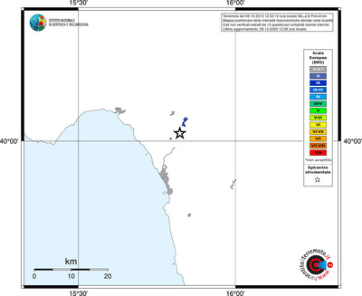 Mappa EMS - territori località