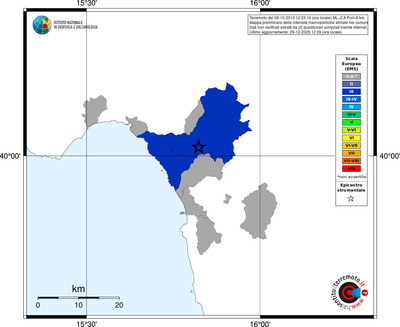 Mappa EMS - territori comuni