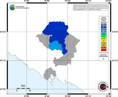 Mappa MCS - territori comuni