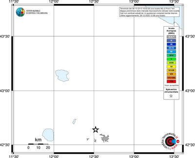 Mappa EMS - territori località